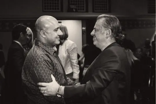 George Helou with Phil DiMasi