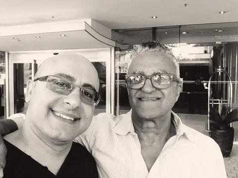 George Helou with Leon Nacson